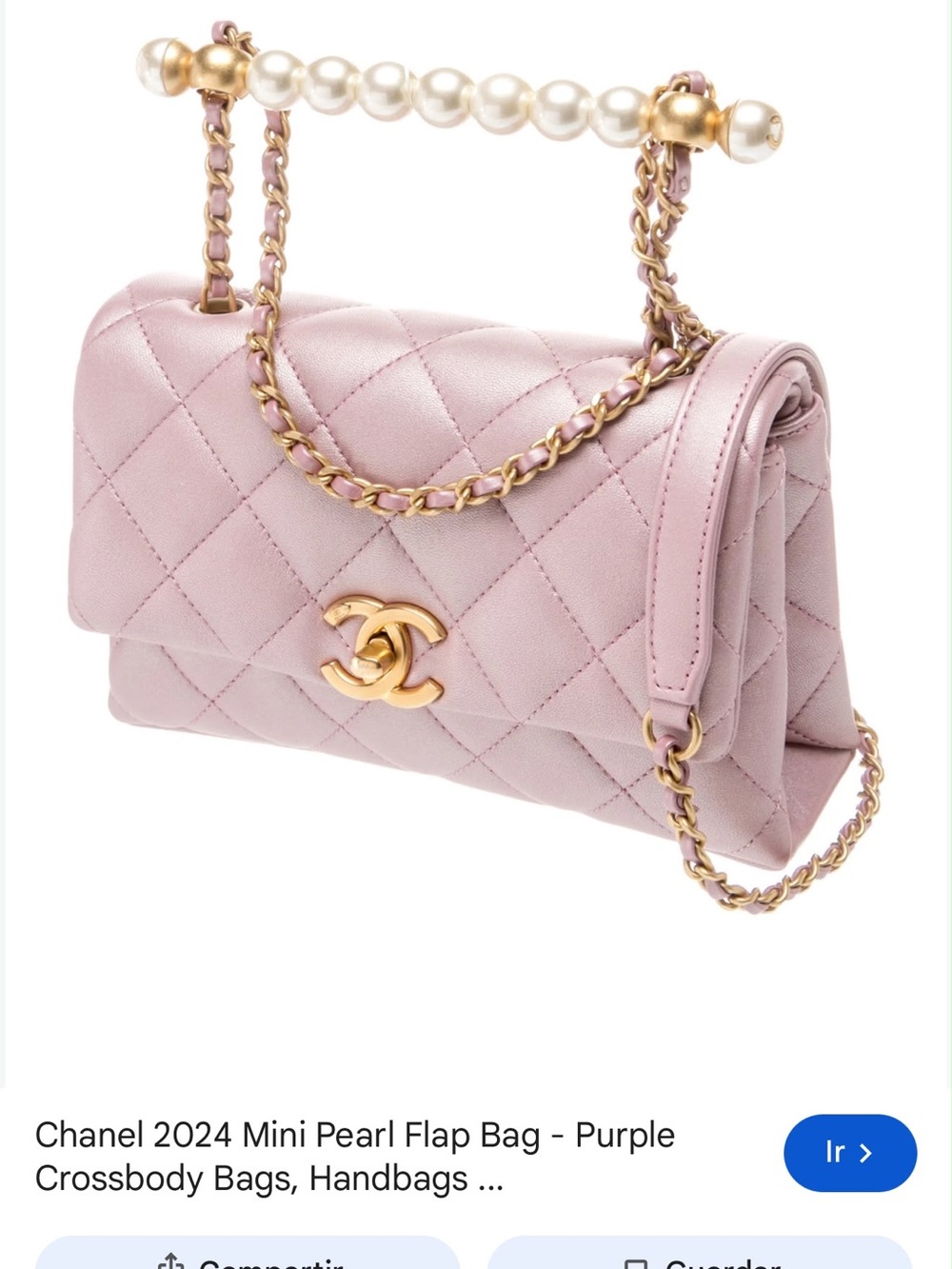 CHANEL Quilted Mini Flap Bag in Dusty Lavender with Gold Hardware - Picture 12 of 15